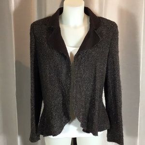 Ellen Tracy boucle’ knit cardigan